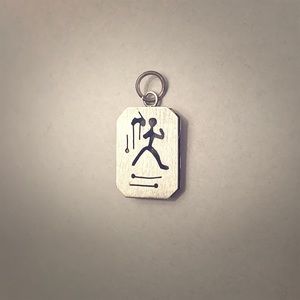 Aquarius Zodiac 925 sterling silver charm